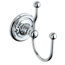 Butterfly Tao Wei bathroom pendant bathtub rack Silver Series British style pure copper Chrome Plated Retro perforated exit