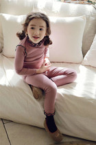 Milk dads family puell new girl 100 lap comfortable double-decker lace collar bottom-shirt underpants 5Z