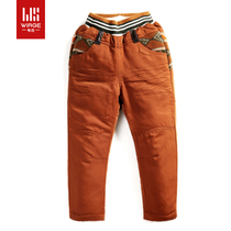 Vets Childrens Clothing Winter Childrens Down Pants Boy Korean Version Casual Down Pants External Wear Warm And Suede Long Pants