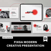 Creative Fashion Minimum Multi-Use Lookbook ProductsSet Presentation PPT Template Material