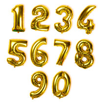 32 inch digital aluminum film mesh red balloon Golden Silver romantic scene decoration birthday festival mall opening layout