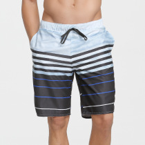 Export mens quick-drying beach pants summer loose printing five-point flat angle beach swimming trunks quick-drying hot spring surf pants