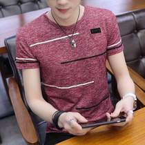 Quick-drying t-shirt mens crew neck quick-drying sports half sleeve fat increase outdoor quick-drying short sleeve running fat quick-drying clothes