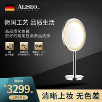 Germany Ai Lixiu desktop LED makeup mirror with lamp Hotel beauty dressing mirror desktop portable net red sun mirror