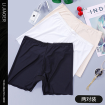 Incognito anti-light safety pants womens ice silk summer thin boxer panties womens antibacterial mid-rise safety pants boxer pants