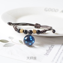 twelve Constellation Luminous Bracelet Fashion Hot Sell Male and female student lovers to prepare a luminous hand ring can be a generation