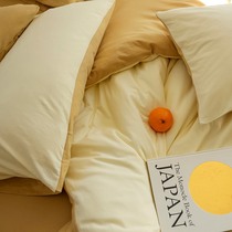 Bais love for Class A baby class knitted tianzhu cotton nude sleeping four pieces of pure cotton bed bedding bedsheet spring and autumn