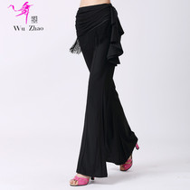 Latin dance pants Womens summer national standard dance pants Adult three-step water trooper dance pants new Jitba dance pants