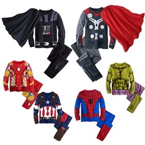 Halloween Christmas Boy Costume Spider-Man Captain America Transformers Set Boy Avengers Iron Man
