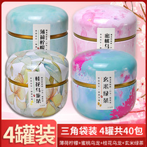 Peach sweet osmanthus ohua oolong tea jasmine green tea Mint Lemon tea bag flower tea combination male and female fruit health Tea Tea