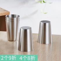 Export German single - layer 304 stainless steel with cup juice cup mouthwash cup 18 - 10 travel cup replace paper cup
