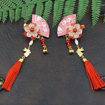  Girls ancient style hair accessories Childrens Hanfu Headdress ancient costume hairpin Chinese romantic Su hairpin super fairy ancient costume jewelry