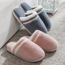 mens slippers couple fluffy women home 2020 winter slippers New