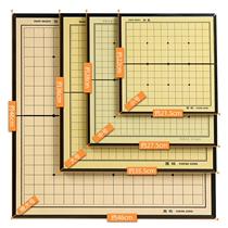 Thirteen and nineteen individually folded magnetic chessboard