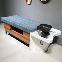 Beauty salon Thai full lying massage washing bed Barber shop hair salon special head Road soup hair raising spa punch bed
