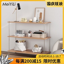 Danish MeiYiLi Middle Ancient Storage Rack Floor-to-floor living room for dining side porch cabinet multi-storey wood simple