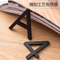 Digital Doorplate Number Plate Sticker Hotel guesthouse Apartment Acrylic Signage Famous for rent room Floor Index Room Number of rooms Number of signs room Number of signs Signs Room Numbers Direction Signs Guide Sign