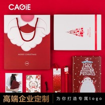 Kaj 2018 Creative Christmas gift Christmas notepad with greeting cards 7 Christmas sets for men and women