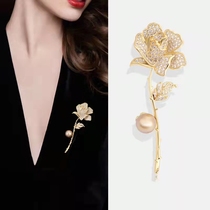 Rose corsage female round female simple pin clothes accessories coat brooch 2021 New Tide Wild