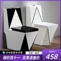 New color Square Personality Diamond ceramic flush toilet home toilet deodorant siphon seat toilet