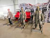 Rickshaw vintage pull bus Commercial exhibition Wedding Republic of China passenger film and television Old Shanghai rickshaw