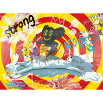 Guochao Artist Chen Maolian (Lie flat or not? Thats a question) limited edition prints