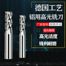 Taiwan 60 degree 3-blade tungsten steel milling cutter high gloss aluminum alloy hard metal aluminum milling cutter cnc cnc lengthened