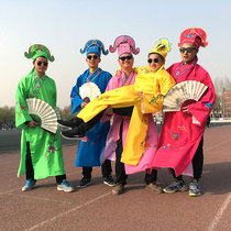 Jiangnan Four Talents costume costumes costumes full set of clothes Tang Bohu best man children men rent fans