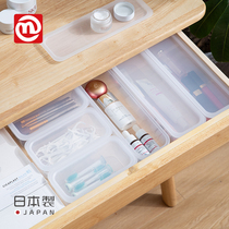 NAKAYA Japan imported small storage box Electric toothbrush data cable with cover storage box Cosmetic finishing box