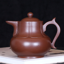 Taiwan returned to old purple jar famous master Yu Guoliang made a monk and hat pot by hand during the period of the Republic of China