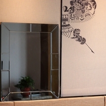 Dressing mirror bathroom mirror pasting wall mirror clothing store mirror makeup dormitory dance bathroom home decoration toilet