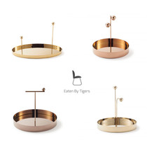 Spot France maison dada off the moon rose champagne gold tray cake pan light