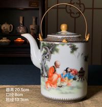 Jue Kiln Ink Color Side Foot Powder Color Spread Via Rohanty Beam Jug Old Tire New Collection Retool