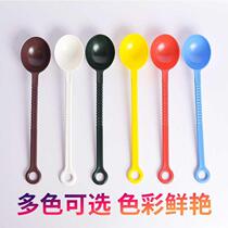 Manufacturer Coffee spoon 10g 30g Fruit powder Spoon Milk Tea Shop Exclusive Coffee Bean Spoon Plastic Milk Fine Spoon