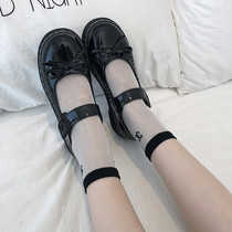 2021 New ins British style black small leather shoes female chic retro Korean version of Joker students Sen womens single shoes