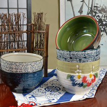 3 export Danish Japanese salad bowl Instant noodle bowl Ceramic bowl Noodle bowl Outer pattern Ramen bowl Porcelain bowl