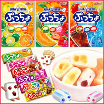 Japan UHA PUCHAO Puchao Assorted Soft Candy Juice Candy Carbonated Sandwich Candy Net Red Snack Candy