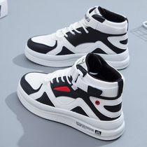 High-top shoes womens shoes 2021 Autumn New Wild Spring and Autumn Martin short boots thick bottom tide explosion small white autumn and winter