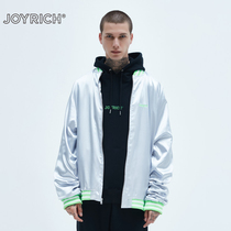 COCA-COLA BY JOYRICH joint mens and womens bright-faced baseball jacket loose coat 11CO174701N