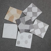 Gray tile 30x30 antique brick cloth pattern geometric floor tile living room bedroom floor tile balcony toilet wall tile