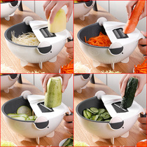 Vegetable cutting artifact potato shredder household kitchen multifunctional slicer radish shredder