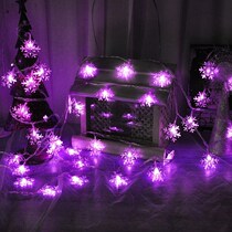 Decorative waterproof led small bulb flash fresh glowing stars electronic wedding colorful White string