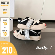 (shei Susinyin) London schoolgirl ~ opening laugh lacing thick bottom heightening casual sails shoes sneakers