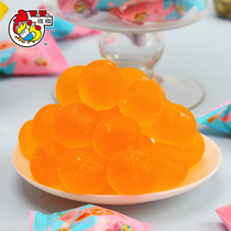 Wowo Festive fudge Orange flavor bulk wedding candy Net Red leisure candy 500g wholesale New Year snacks