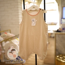 Direct mail ETTOI Korea Pegus childrens clothing 2021 autumn two-sided sleeping bag waistcoat Hajia 551303