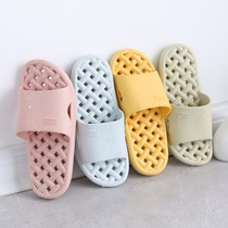 Slippers womens indoor bathroom non-slip soft bottom bath Korean home shower Mens home shower slippers hotel