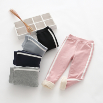 Autumn Winter New Girl Brief Bar Pure Cotton Beats Bottom Pants Children baby Han version Stretch Body Casual Pants
