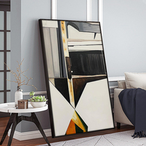 Living room dining room decoration painting custom oil painting vertical oil painting painting modern simple light luxury porch mural handmade finished product