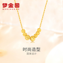 Dreamgin Garden Silver Necklace S925 Car Flower Transfer Pearl Little Gold Pearl Self - Chain Love Extension Chain New Gift