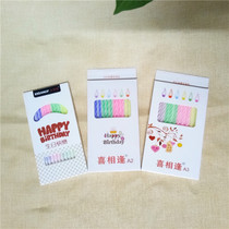 Hot Pins Hundreds Of Flowers Candlelight Delight In A1A2A3 Birthday Candle Cake Lengthening Plus Coarse Candle Smoke-free Candle